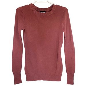 Express Mauve Crewneck Sweater EUC Size M